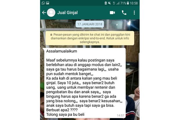 Kisah Pegawai Toko yang Nekat Mau Jual Ginjal Rp10 Juta karena Rentenir