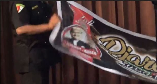Kegiatan Djarot di Siantar Hotel Diduga Berbau Kampanye, Panwaslih Turunkan Spanduk