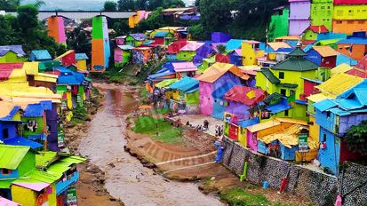Kampung Warna-Warni di Indonesia, Mungkin Salah Satunya Ada di Kotamu