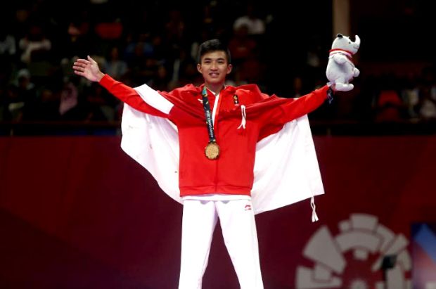 Rifki Ardiansyah Sumbang Medali Emas dari Cabang Karate