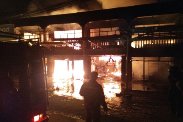 4 Ruko di Sungaipenuh Ludes Terbakar, Kerugian Rp3 Miliar