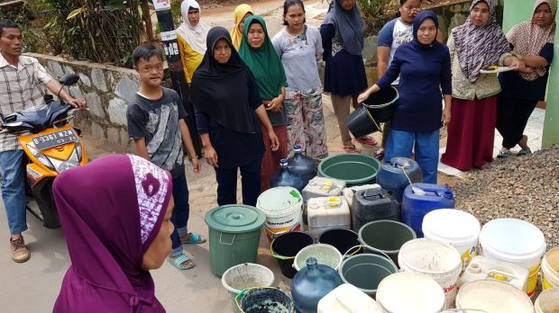 Kekeringan di Tangerang Raya Meluas, Warga Kesulitan Air Bersih
