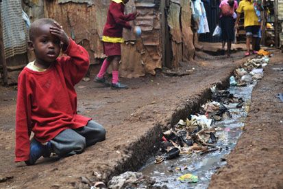 Kawasan Kumuh di Berbagai Negara, Warga Tinggal di Kuburan