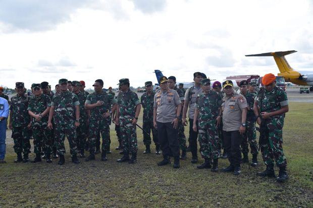 Jenazah Korban OPM Tiba di Bandara Mozes Kilangin Timika