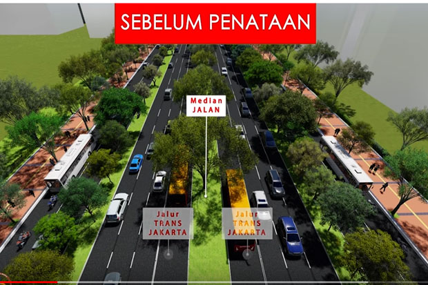 Gubernur Anies Minta Penataan Trotoar Sudirman-Thamrin Dikebut