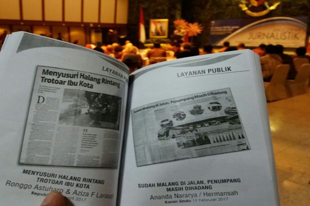KORAN SINDO Juara 1 Anugerah Jurnalistik MH Thamrin