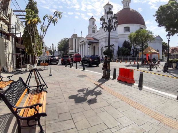 Kawasan Kota Lama Semarang Makin Cantik Didandani Brantas Abipraya