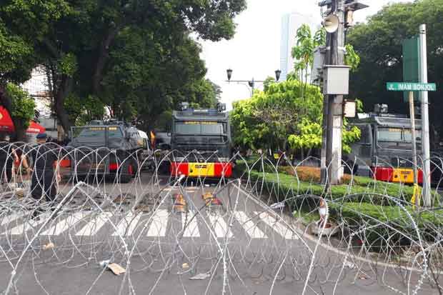Setelah Tetapkan Hasil Pemilu, Gedung KPU Dijaga Ketat