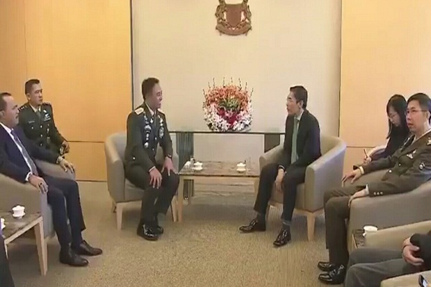 Perkuat Stabilitas Kawasan, KSAD Bertemu Pejabat Militer Singapura