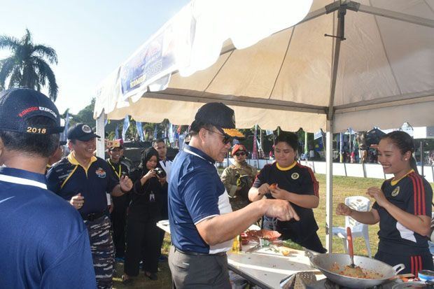 TNI AL Promosikan Kuliner Nusantara ke Delegasi AL Mancanegara