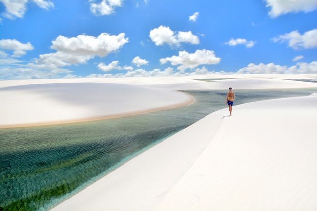 Unik, Laguna Cantik di Brazil Ini Hanya Muncul Setahun Sekali!