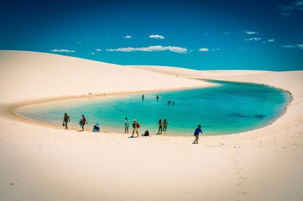 Unik, Laguna Cantik di Brazil Ini Hanya Muncul Setahun Sekali!