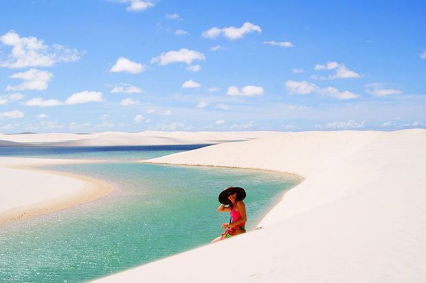 Unik, Laguna Cantik di Brazil Ini Hanya Muncul Setahun Sekali!