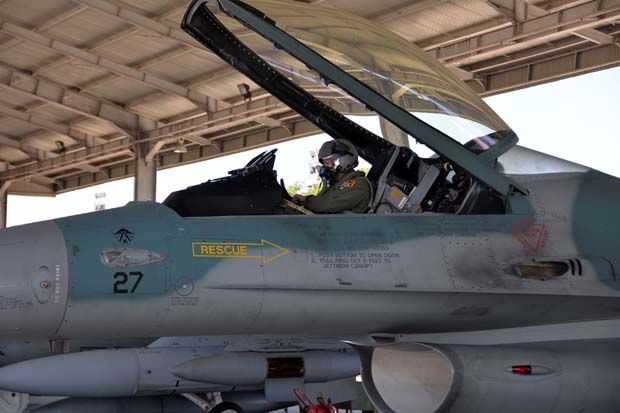 Delapan Pesawat Tempur F-16 Milik TNI AU Terbang Menuju Australia