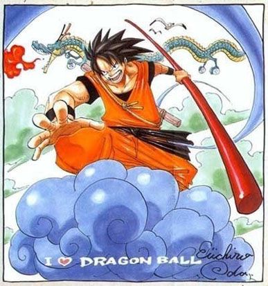 Begini Kalau Penulis One Piece Menggambar Goku dari Dragon Ball
