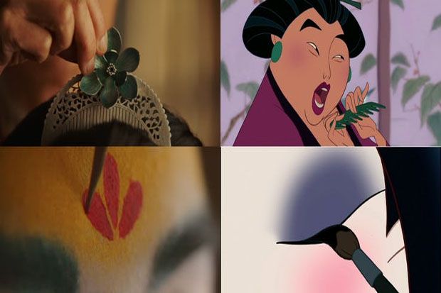 16 Persamaan Film Mulan Versi Live Action dengan Animasi Disney
