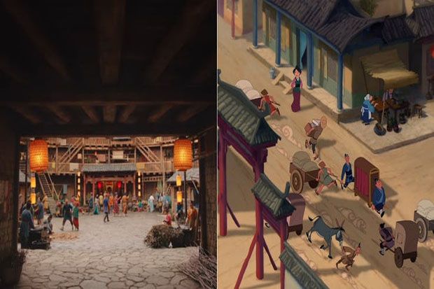 16 Persamaan Film Mulan Versi Live Action dengan Animasi Disney