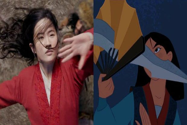 16 Persamaan Film Mulan Versi Live Action dengan Animasi Disney