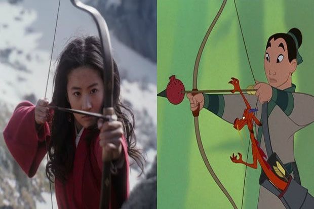 16 Persamaan Film Mulan Versi Live Action dengan Animasi Disney