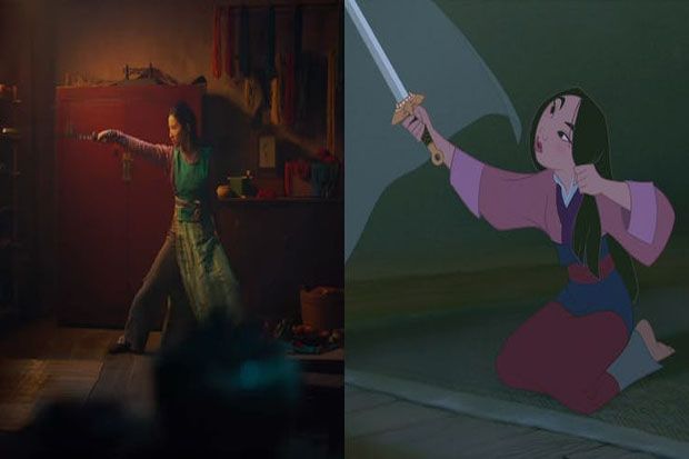16 Persamaan Film Mulan Versi Live Action dengan Animasi Disney