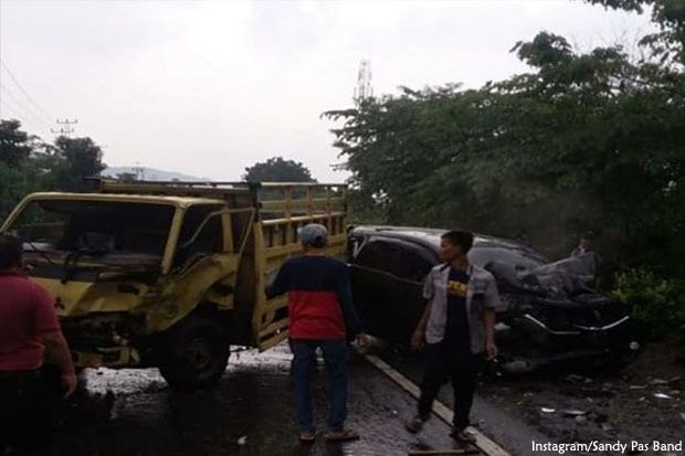 Kecelakaan di Cianjur, Yukie Pas Band Alami Patah Tulang Kaki