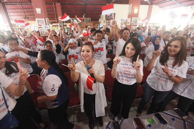 Kampanye Akbar di Jagakarsa, Warga: Jangan Lupa Pilih Ibu Liliana
