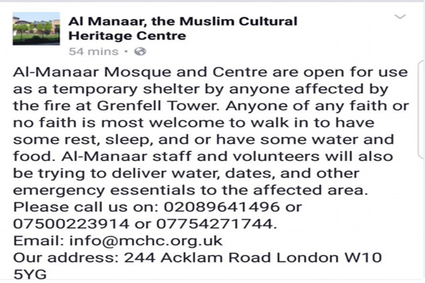London Muslims Played Big Part in Rescue Grenfell Tower Fire Victim