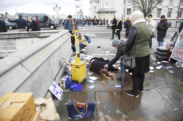 UK Parliament Terror, Policeman Stabbed and Several Injured