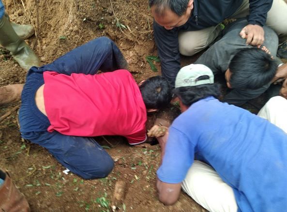 Proyek Doubel Track KA Longsor Timpa Anak-Anak Bermain, 1 Tewas