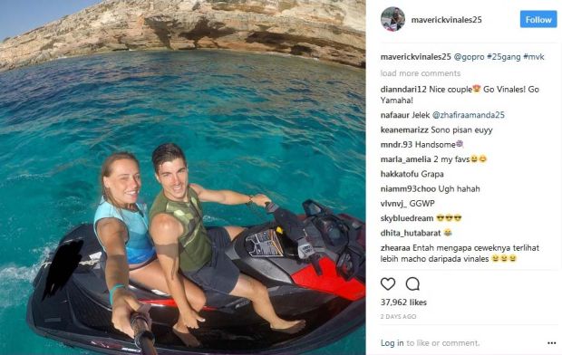 Netizen Komentari Pacar Vinales yang Terlihat Lebih Macho
