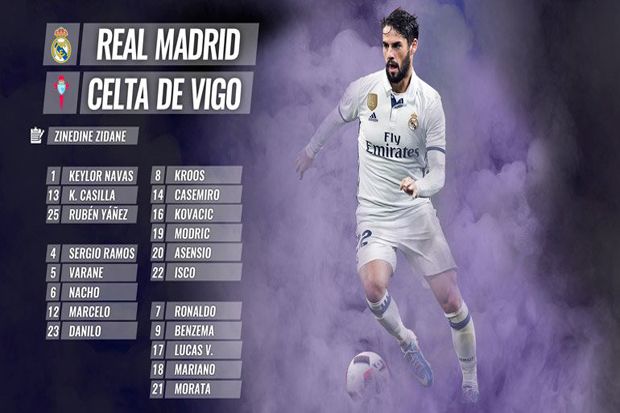 Cristiano Ronaldo Tampil Lawan Celta Vigo