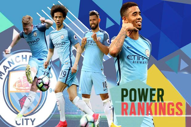 Manchester City di bawah arahan Josep Guardiola pada Liga Primer Inggris (EPL) 2016-2017. (Foto-metro.co.uk)