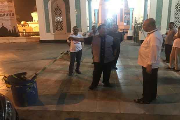 Alhamdulillah! Masjid Raya Al Mashun Medan Direnovasi