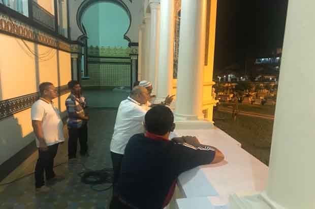 Alhamdulillah! Masjid Raya Al Mashun Medan Direnovasi