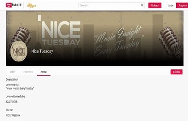 Nice Tuesday, Konten Musik Eksklusif Hanya di Metube.id