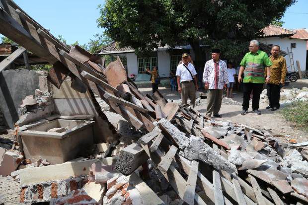 Menaker Minta Penyaluran Bantuan Sampai ke Pelosok Lombok