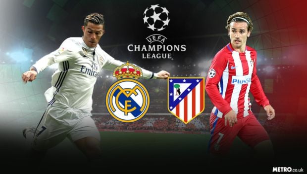 Susunan Pemain Real Madrid vs Atletico