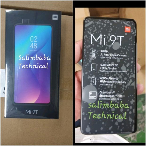 Bocoran Kotak Xiaomi Mi 9T Tegaskan Itu adalah Ponsel Redmi K20