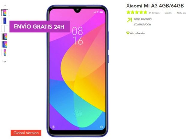 Xiaomi Sebar Teaser Mi A3, Diklaim Jadi Ponsel Android One Terlaris