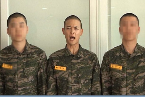 Yuk, Intip Latihan Militer Minho SHINee
