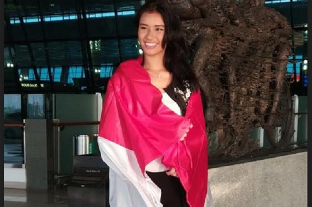 Terbang ke China, Achintya Holte Nilsen Targetkan Juara Miss World 2017