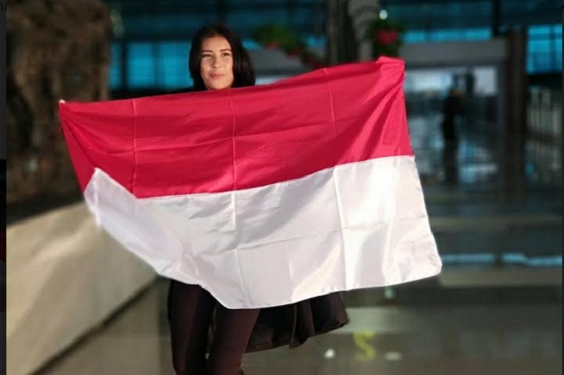 Terbang ke China, Achintya Holte Nilsen Targetkan Juara Miss World 2017