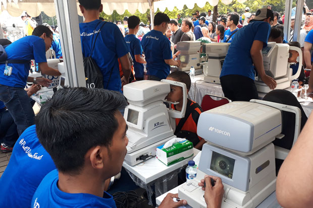HUT Ke-26, MNCTV Gelar Pemeriksaan Mata dan Bagi Kacamata Gratis