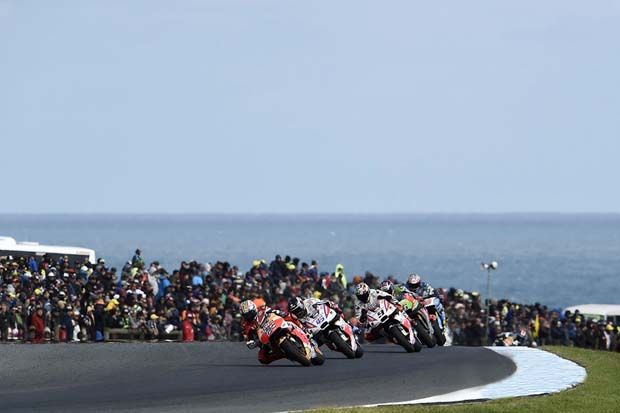 Momen lomba MotoGP Australia 2016 di Sirkuit Phillip Island. (Foto-Motorsport)