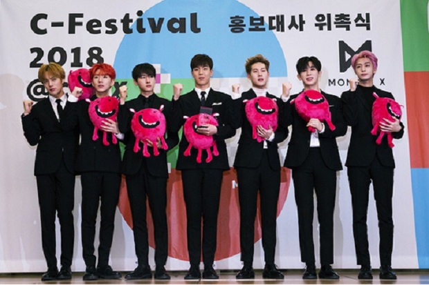 Monsta X Jadi Duta C-Festival 2018
