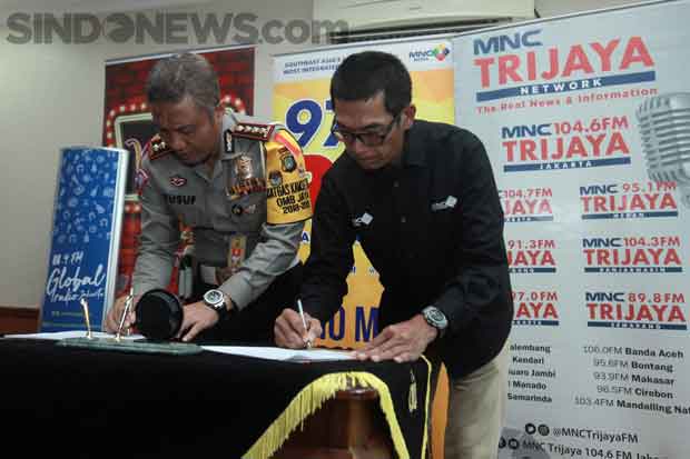 MNC Radio Tandatangani MoU dengan Ditlantas Polda Metro Jaya
