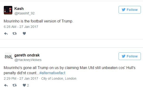Ogah Akui Kekalahan Setan Merah, Mourinho Disamakan dengan Donald Trump