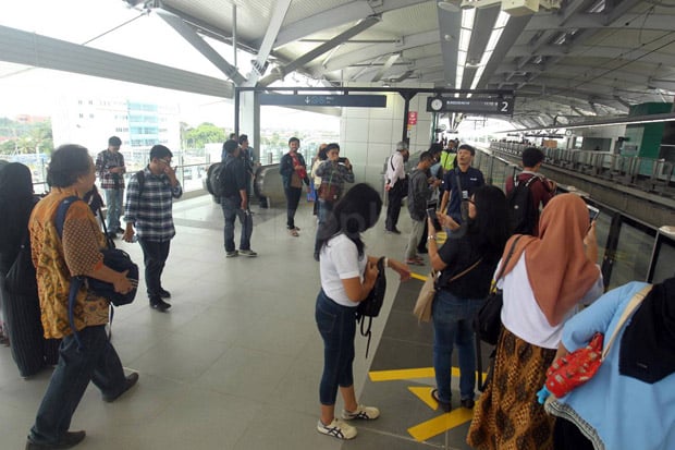 Uji Coba MRT Hari Pertama, Begini Pengalaman Menaiki si Ratangga