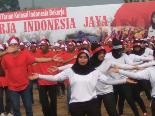 Tari Kolosal Indonesia Bekerja Ditjen PAS Cetak Rekor MURI