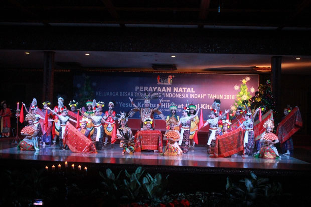 Rayakan Natal 2018, TMII: Damai Sejahtera dan Toleransi Umat Beragama